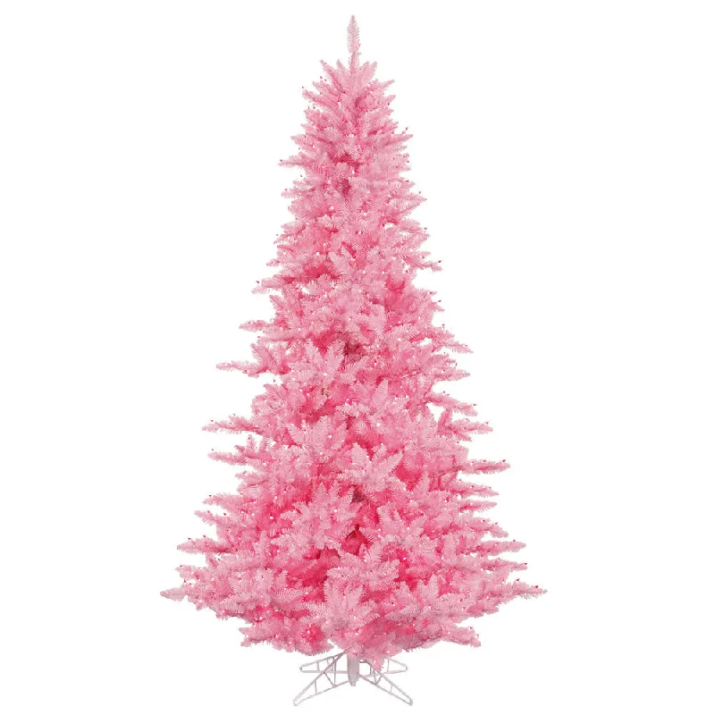 10' Pretty In Pink Fir Tree, Unlit