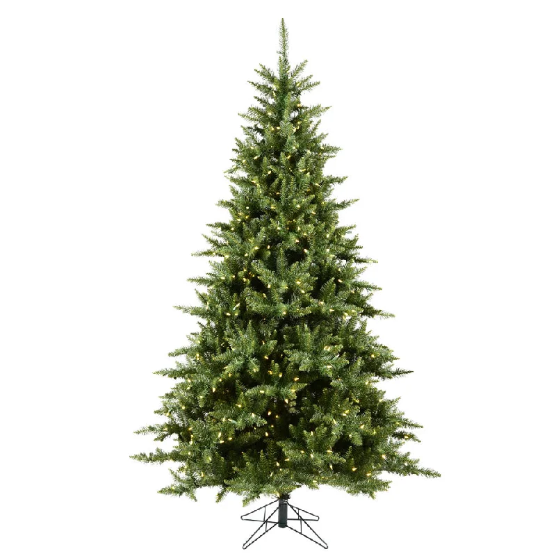 12' Enchanted Evergreen Tree, Warm White LED Lights