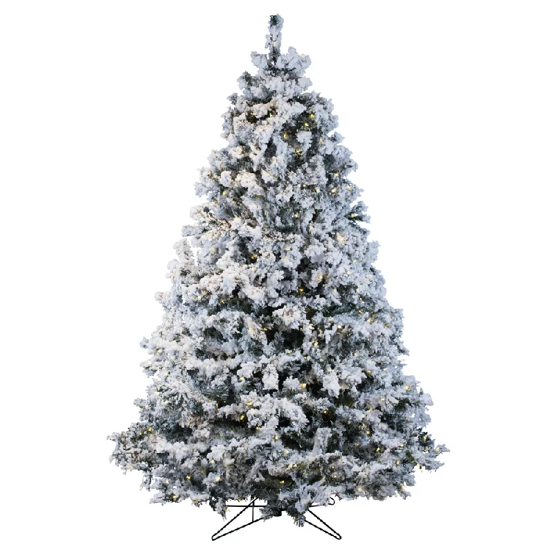 15' Winter Wonderland Tree, Warm White LED Lights