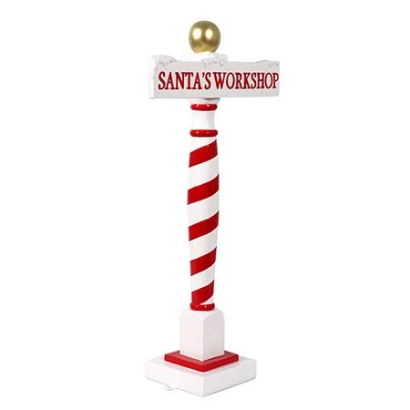 3 FT Santa's Workshop Sign