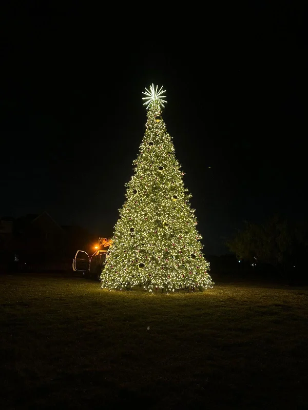 30' Artificial Tower Tree - 5MM LED Lights