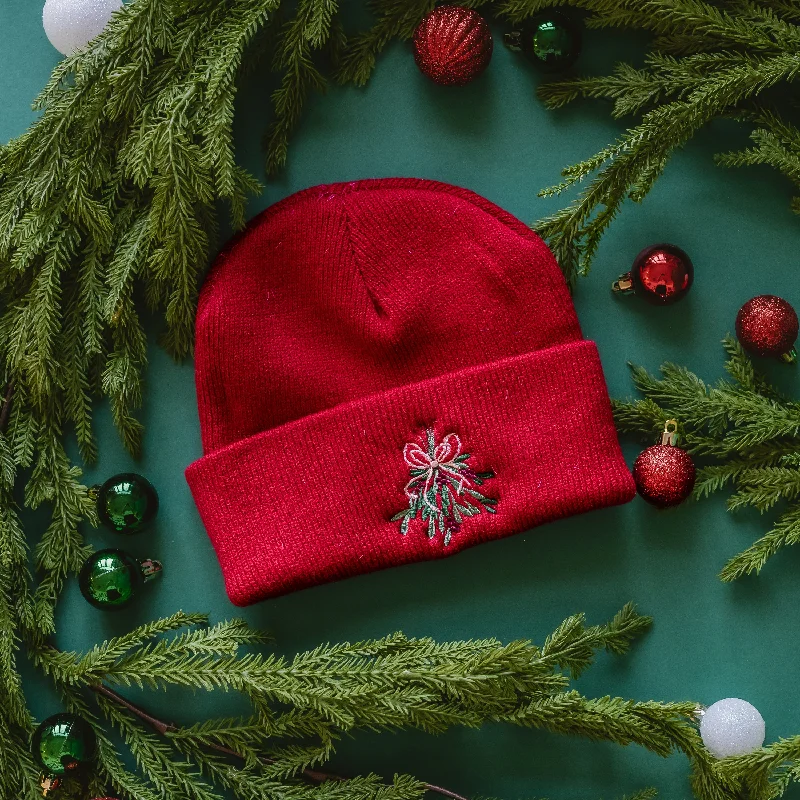 ADULT Beanie - Mistletoe