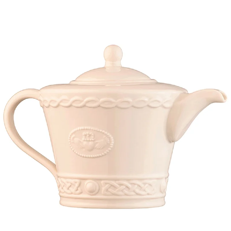 Belleek Classic Claddagh Large Beverage Pot