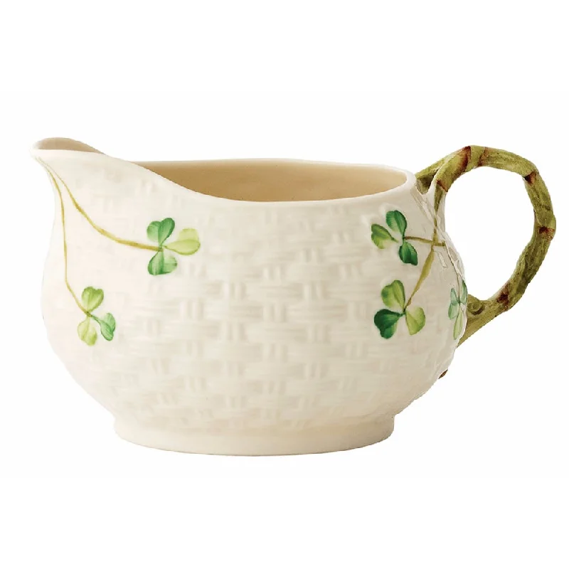 Belleek Classic Shamrock Cream Jug