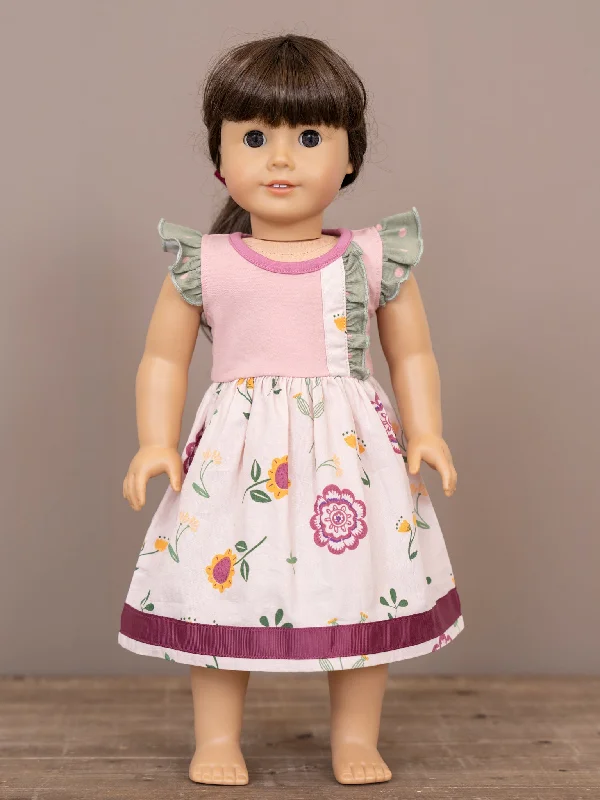 Bloomberry Fields 18 inch Doll Ruffle Pocket Dress