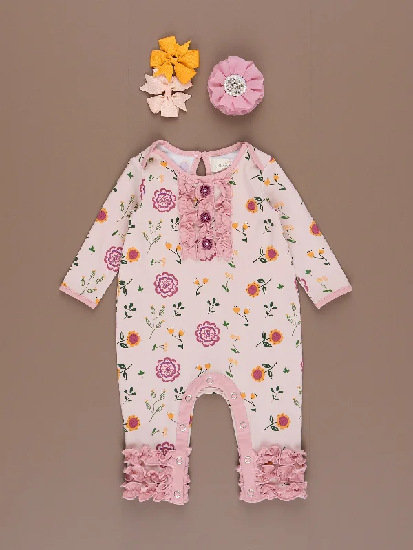 Bloomberry Fields Icing Ruffle Romper