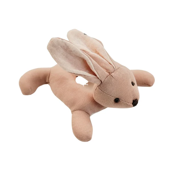 Bubsy Bunny Rattle Pink 13cm