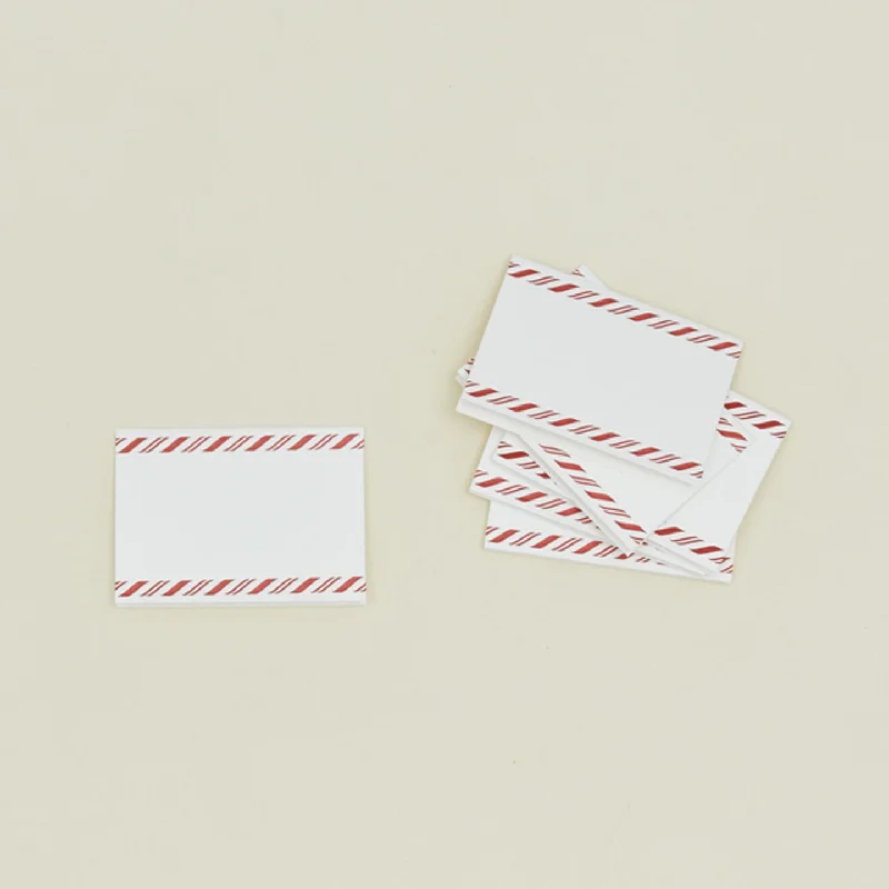 Candy Cane Placecard, Set of 8