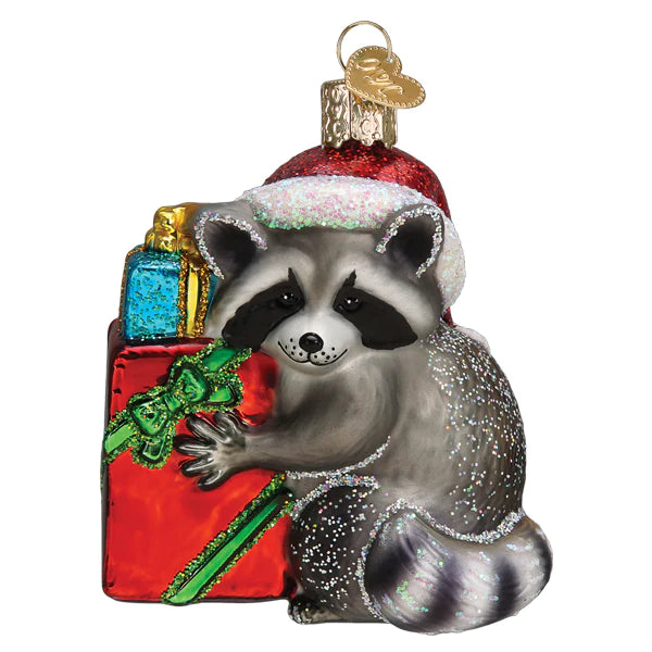 Christmas Bandit Raccoon Ornament - Old World Christmas