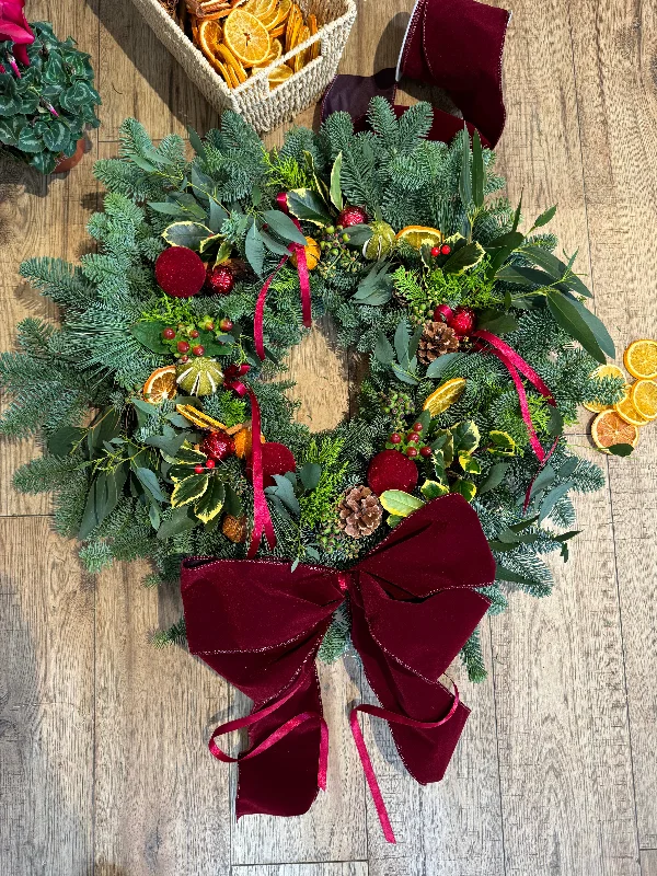 Christmas Door Wreath 'The Holiday'