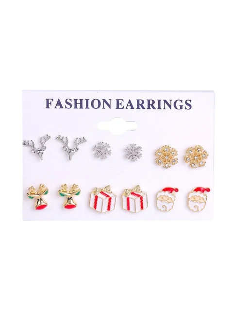 Cutest Christmas Earrings 6pc Set