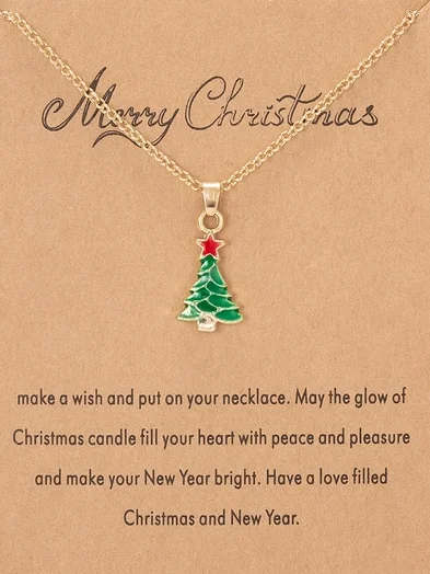 Christmas Cheer Pendant Necklace