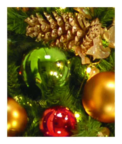 Classic Unlit Decorated Garland - 14" Diameter (per ft)