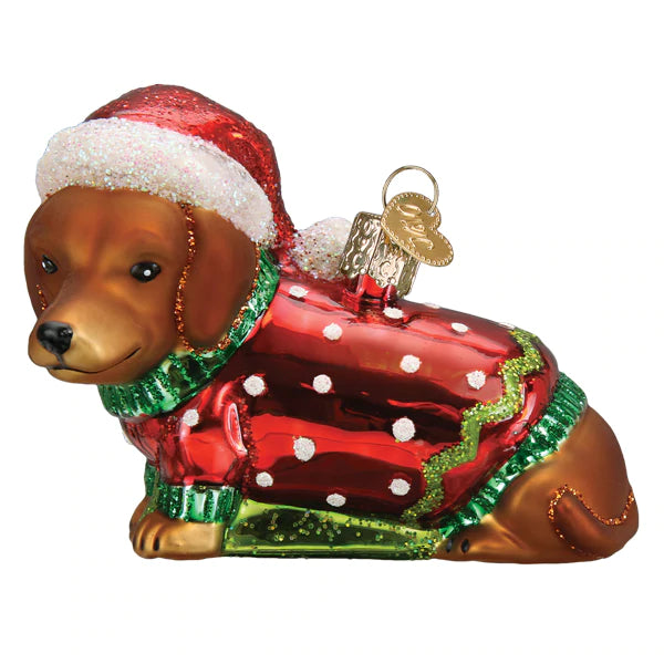 Dashing Dachshund Ornament - Old World Christmas