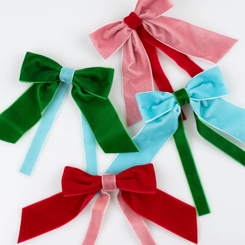 Decorative Velvet Bows (x 4)