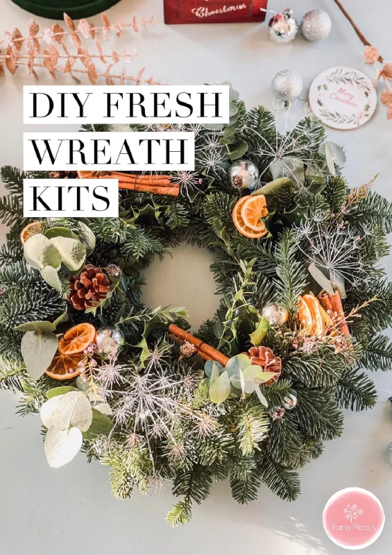 Festive Best Seller: DIY Christmas Wreath kits. OPEN NOW FOR PREORDERS