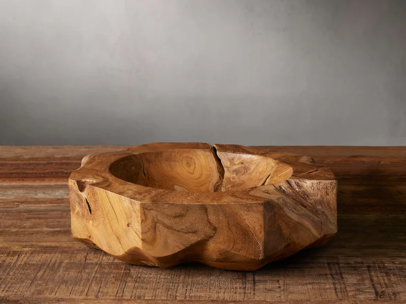 Etta Octagon Teak Bowl