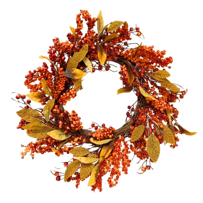 Fabulous Fall Berry Wreath 24” |KS