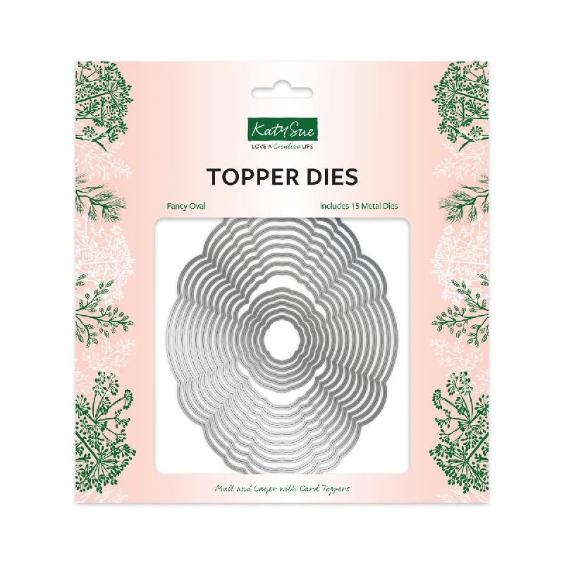 Fancy Oval Topper Die Set