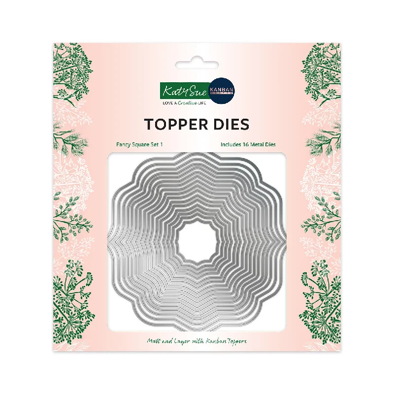 Fancy Square Topper Die Set