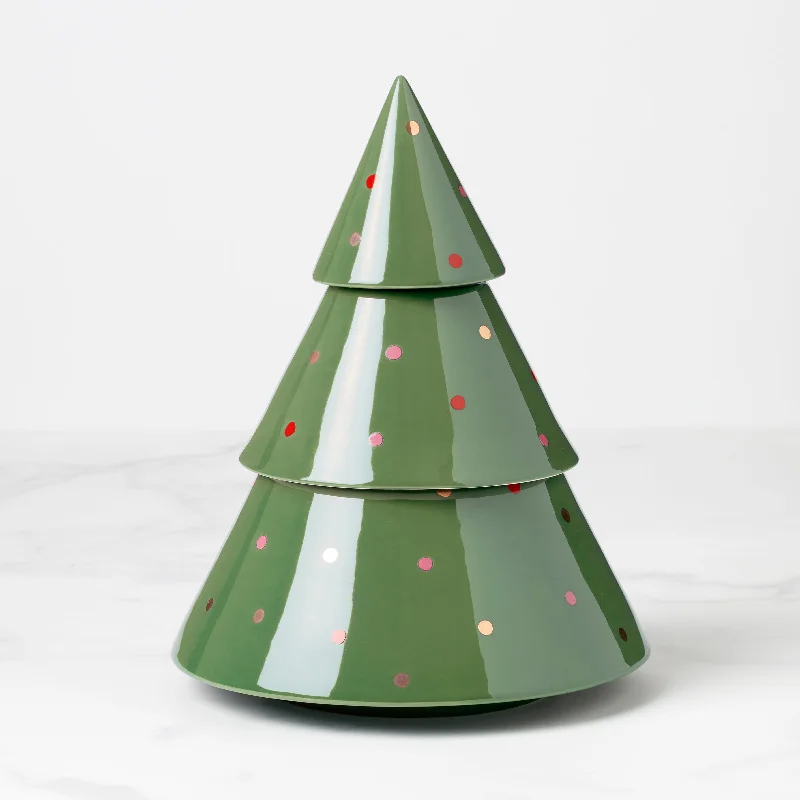 Figural Evergreen Treat Jar