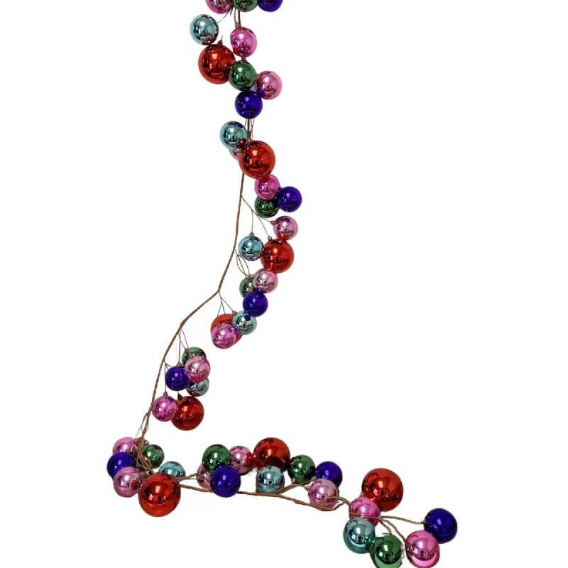 Fun and Festive Ball Garland Multi 6' | YK