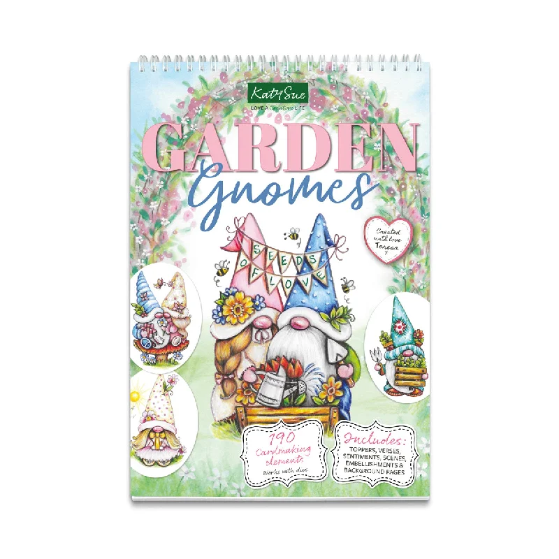 Garden Gnomes Paper Craft Pad (not die cut)