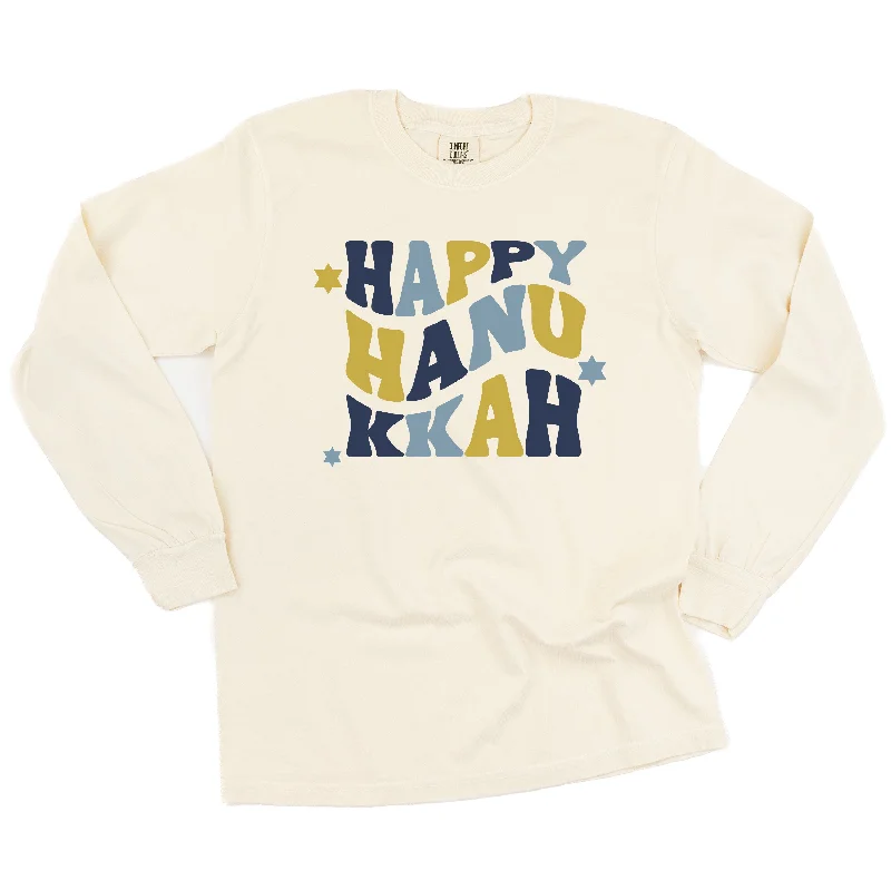 Happy Hanukkah - LONG SLEEVE Comfort Colors Tee