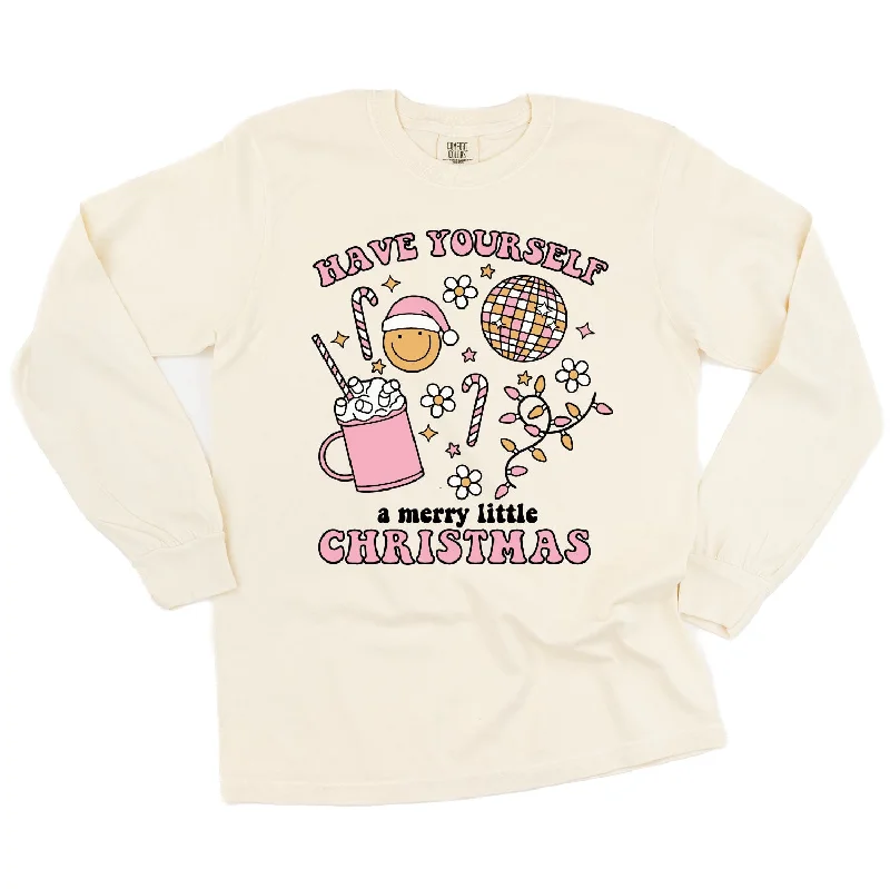 Have Yourself A Merry Little Christmas - LONG SLEEVE Comfort Colors Tee