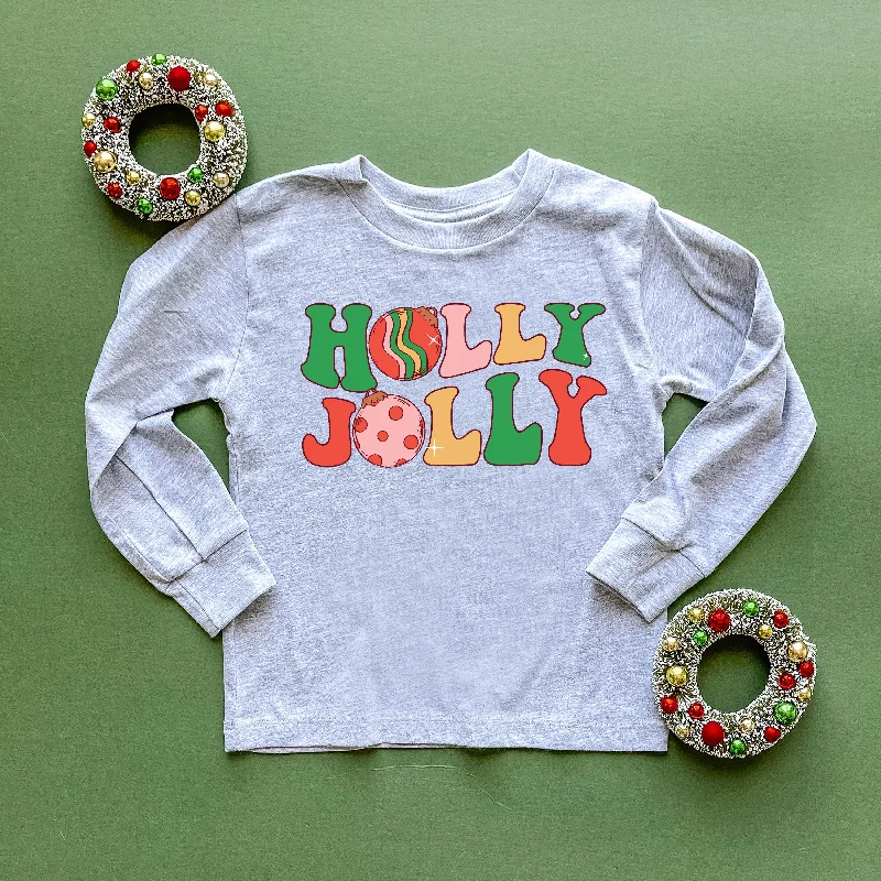 Holly Jolly - Child LONG SLEEVE Tee