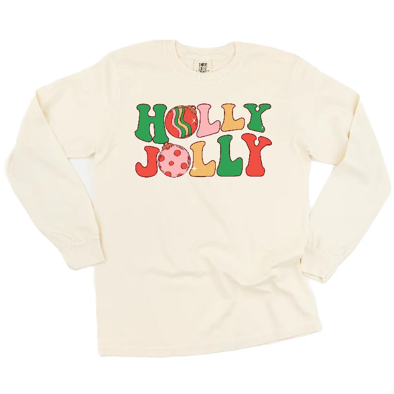 Holly Jolly - LONG SLEEVE Comfort Colors Tee