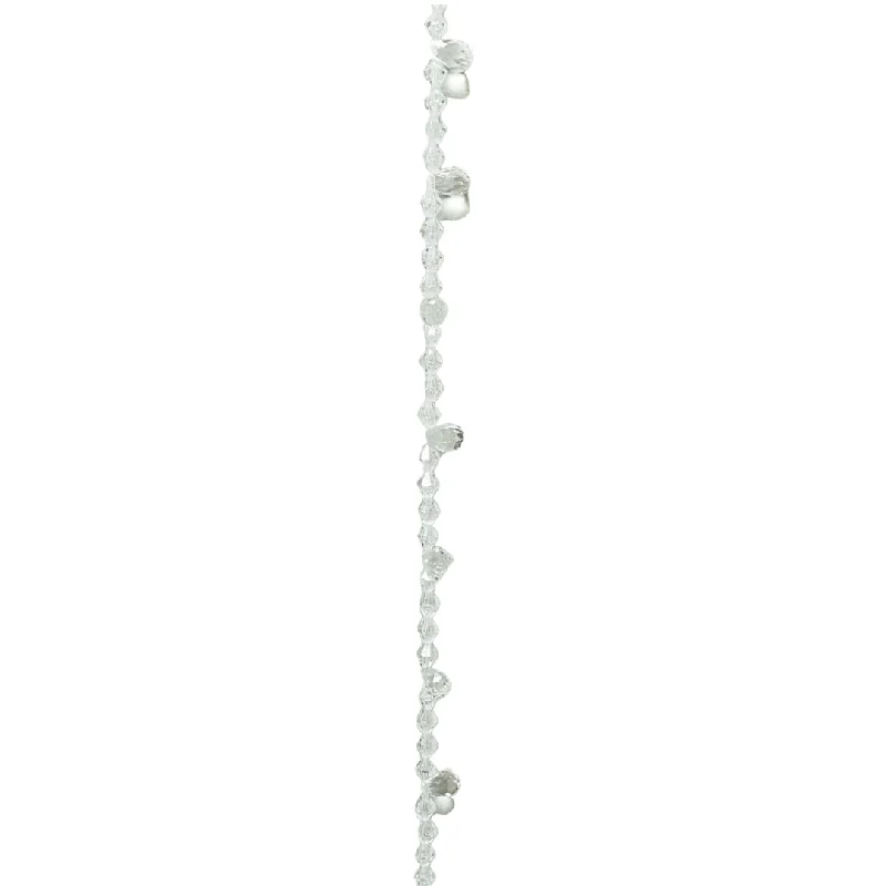 Jeweled Garland 6' in Silver | QD