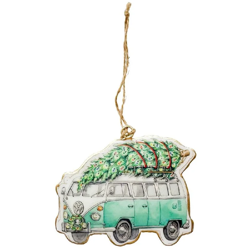 Kombi with Tree Hanging Decoration