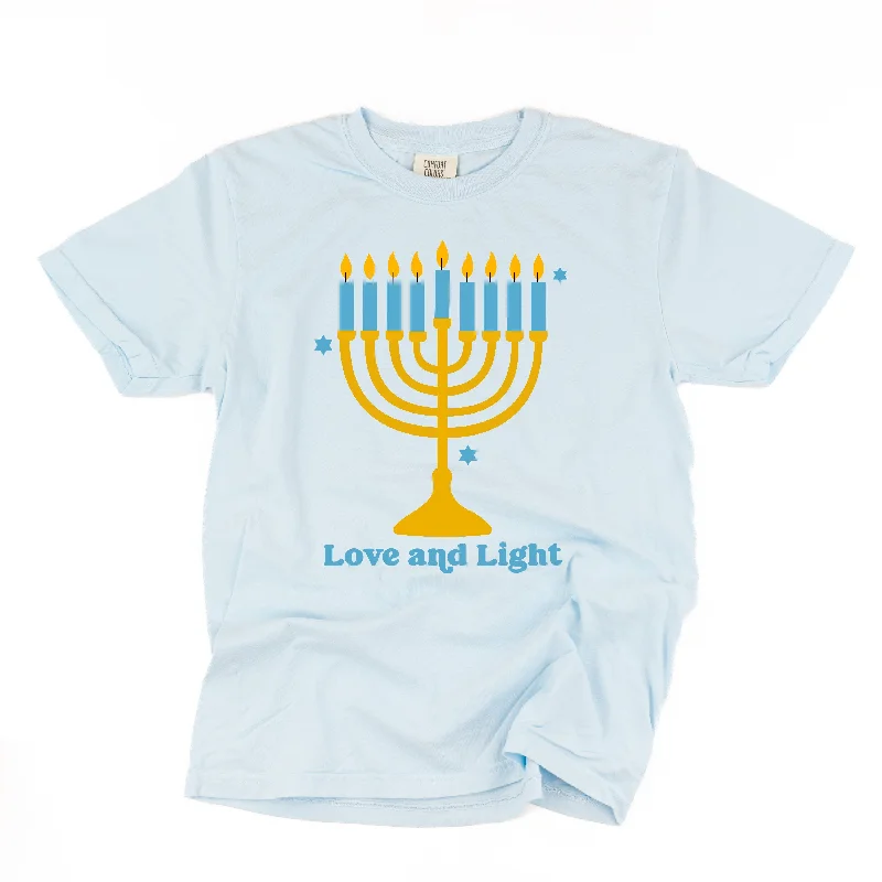 Love And Light - Hanukkah - Comfort Colors Tee