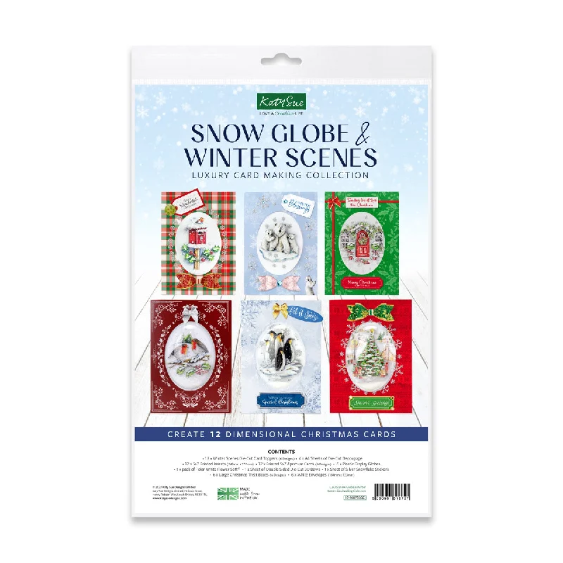 Luxury Snow Globe & Winter Scenes Card Making Collection