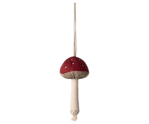 Christmas Ornament - Mushroom - Red