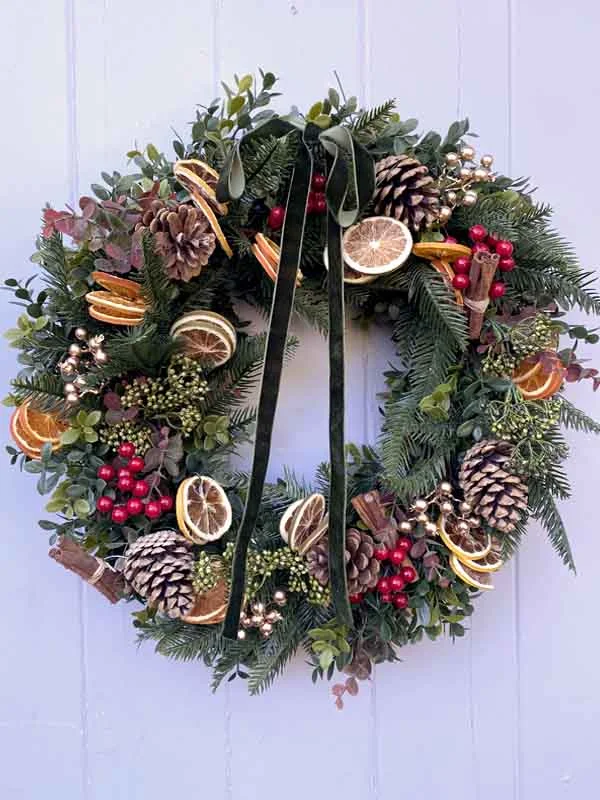 MARTHA Artificial Christmas Wreath Kit