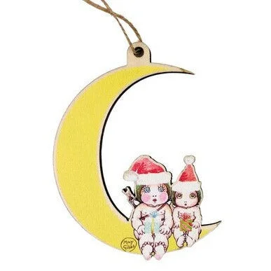 May Gibbs Christmas Hanging Decoration Moon