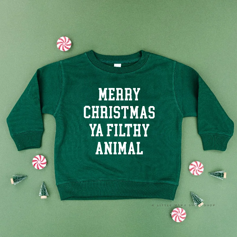 Merry Christmas Ya Filthy Animal - Child Sweater