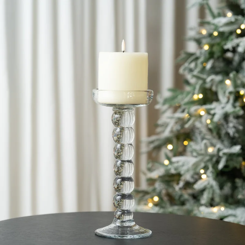 Modern Crystal Glass Candle Holder