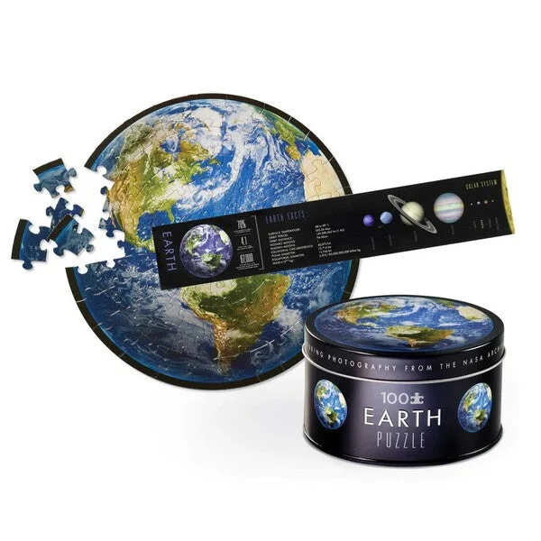 NASA 100 Piece Earth Tin Puzzle