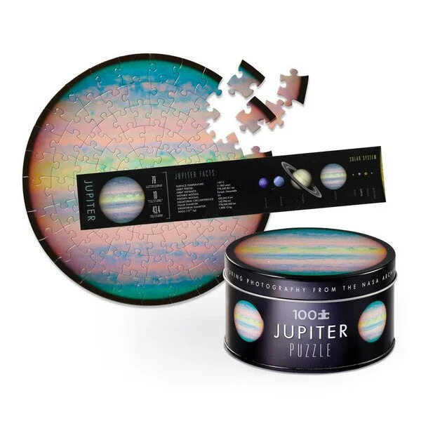 NASA 100 Piece Jupiter Tin Puzzle