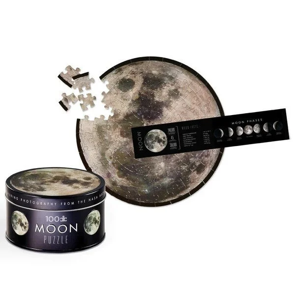 NASA 100 Piece Moon Tin Puzzle