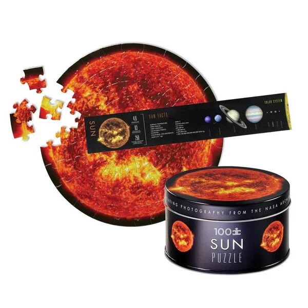 NASA 100 Piece Sun Tin Puzzle