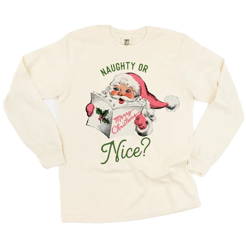 Naughty Or Nice? - LONG SLEEVE Comfort Colors Tee