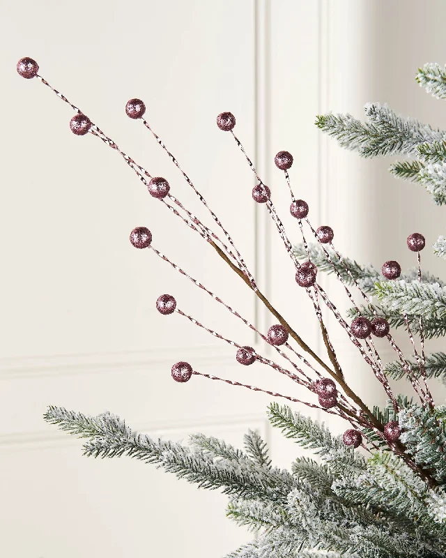 Pink Berry Christmas Tree Spray, 78 cm