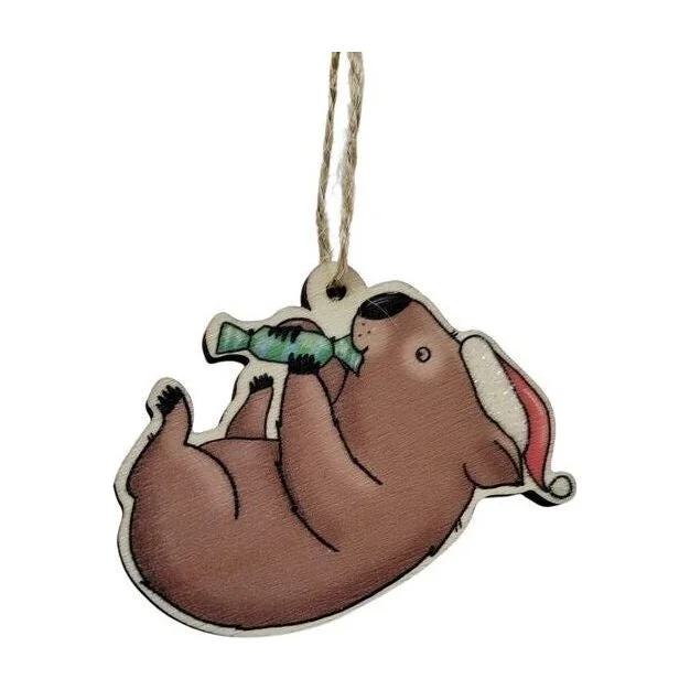 Renee Treml Wombat with Bon Bon Hanging Decoration