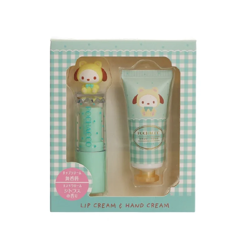 SANRIO Lip Cream&Hand Cream Set:Pochacco