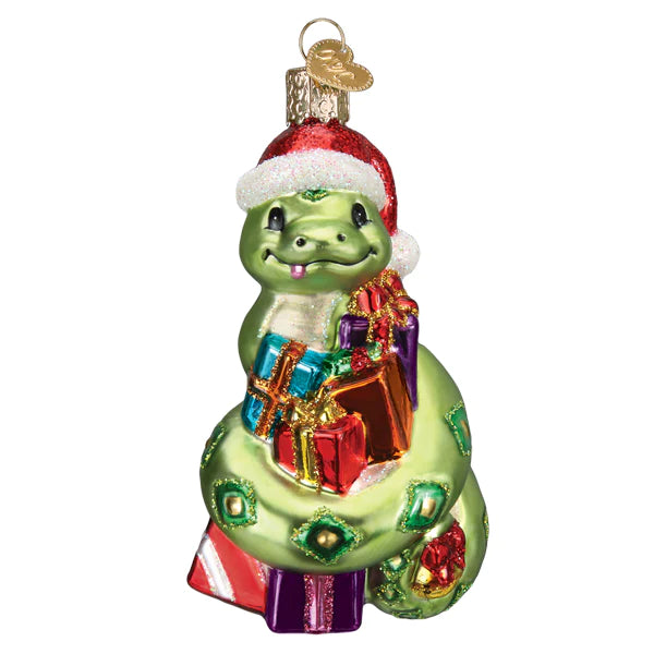 Santa Snake Ornament - Old World Christmas