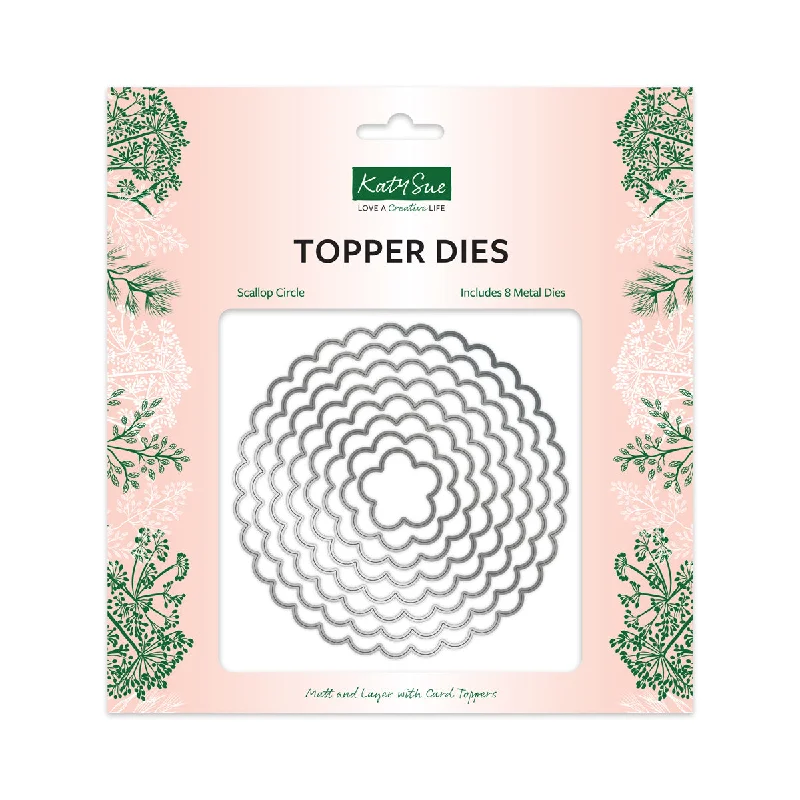 Scallop Circle Topper Die Set